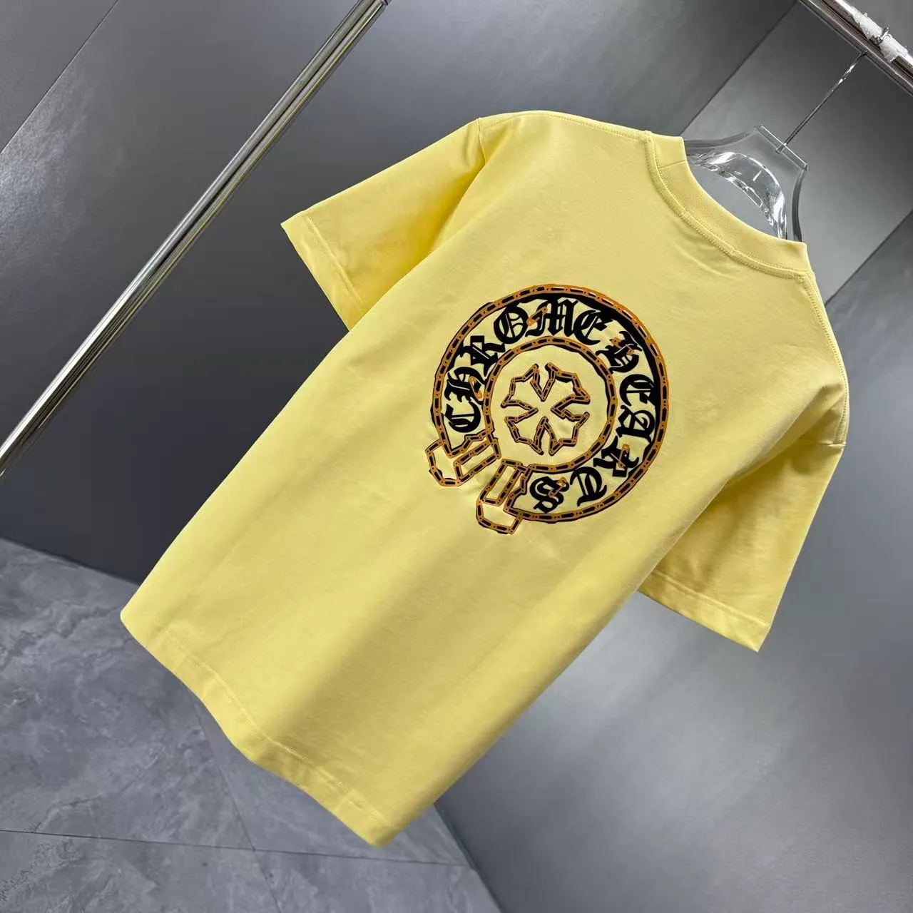 CH 2026 New Arrival T logo ：Black White Yellow Sizes：S M L XL XXL